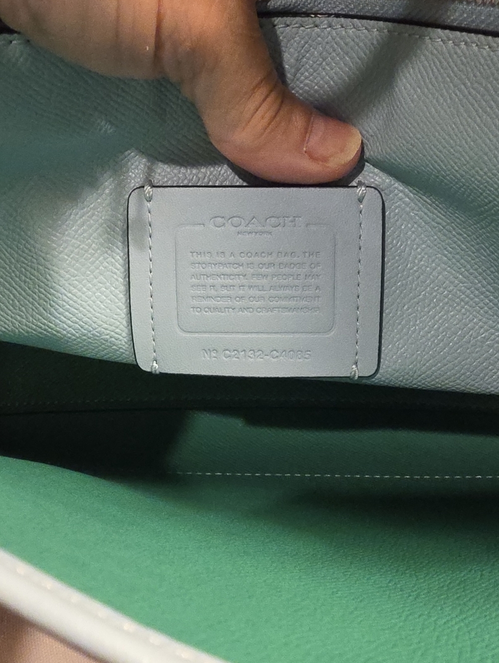Coach Denium Mollie Tote 25 - Picture 5 of 14